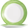ARCOROC Brush Green Teller Flach 25,4cm * 6er 25