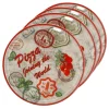 Null 4er Set Pizzateller Charme Red – Rom Rot – 33cm – 04018#ZCHAR 25
