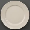 Olympia Ivory Runde Teller Mit Breitem Rand 20cm, Packungsinhalt: 12 Stück 25