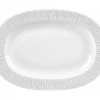 Churchill 12 X Platte Mit Rand Oval 20cm BAMBOO 23