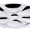 2x Contacto Austernplatte, Edelstahl, Für Sechs Austern Durchmesser: 24 Cm, Höhe: 2 Cm 25
