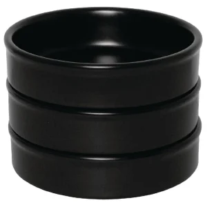Gastronoble Olympia Rustic Tapasschalen Schwarz 13,4cm 19