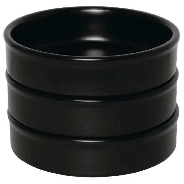 Gastronoble Olympia Rustic Tapasschalen Schwarz 13,4cm 7