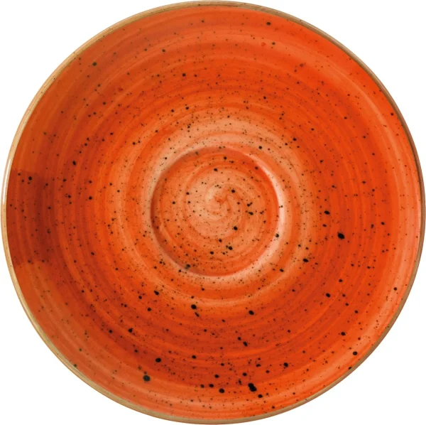 Bonna Premium Porcelain ATCRIT04CT Aura Terracotta Untertasse, Untersetzer, Porzellan, Terrakotta, 1 Stück 3