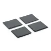 Was-germany WAS Germany – Naturschieferplatten Set Natural Slate , 4-teilig, 10 X 10 Cm (3311004) 23