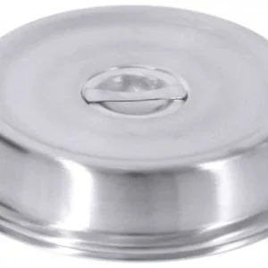 2x Contacto Tellerglocke, Rund, Edelstahl, Tellerdurchmesser: 19,1 Cm – 20,5 Cm, Höhe: 4 Cm 13